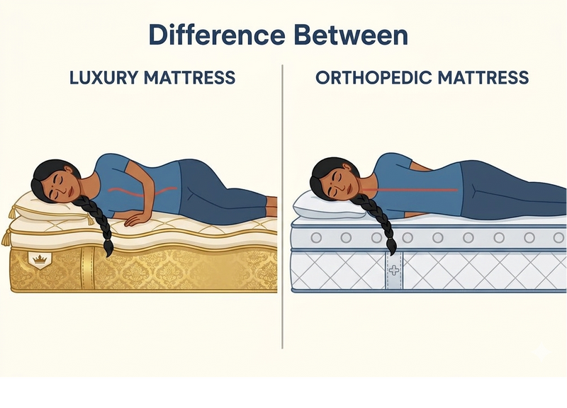 Orthopedic Mattress vs Luxury Mattress – Which Is Right for You?
