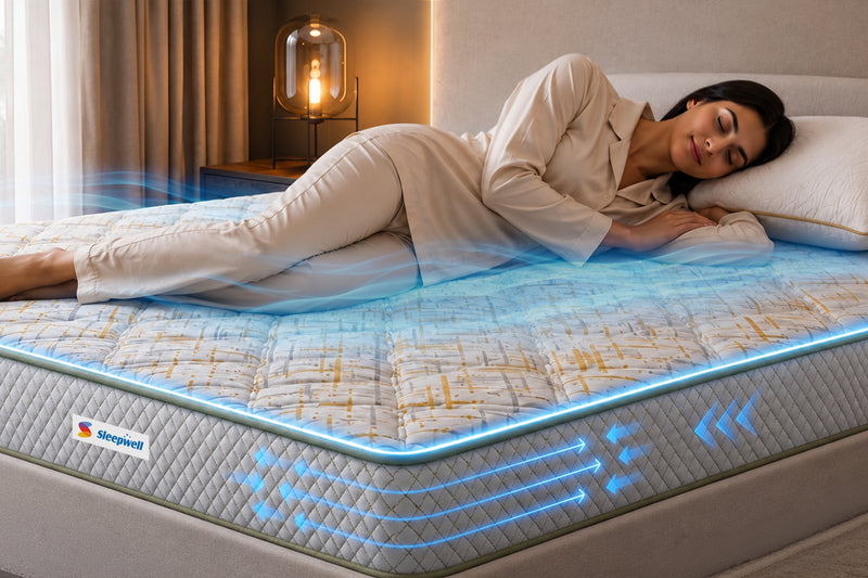 COOLER AND MORE COMFORTABLE SLEEP