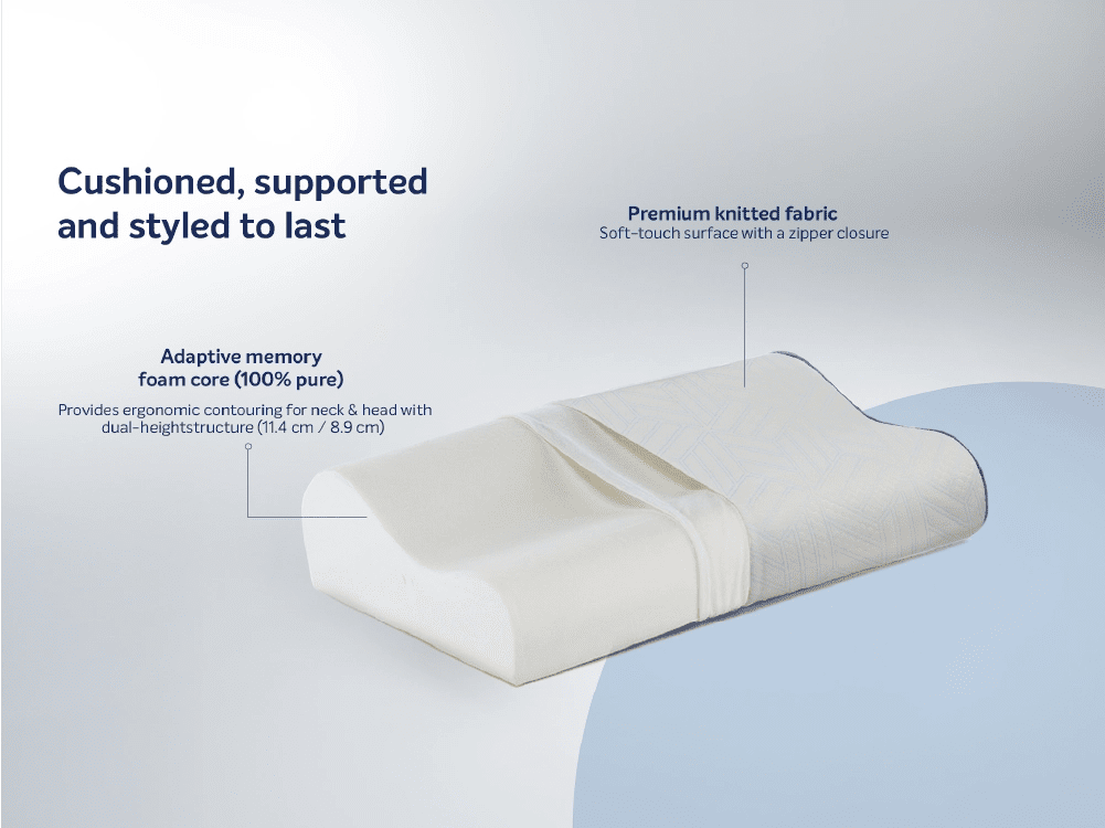 ImpressFit Ortho Adaptive Memory Foam Pillow