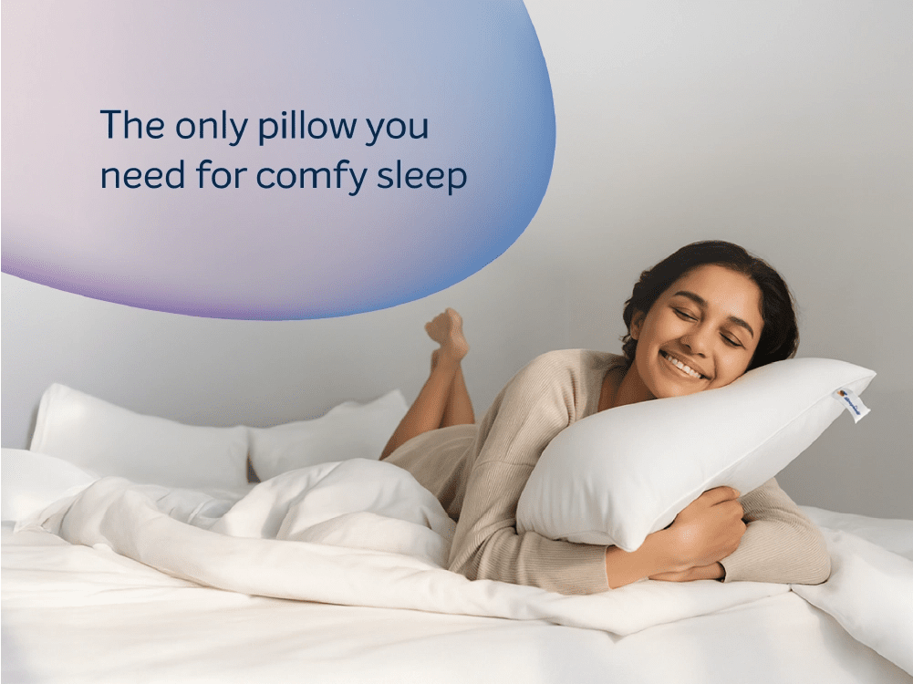 Huggs Classic Compact Soft Fibre-Fill Pillow