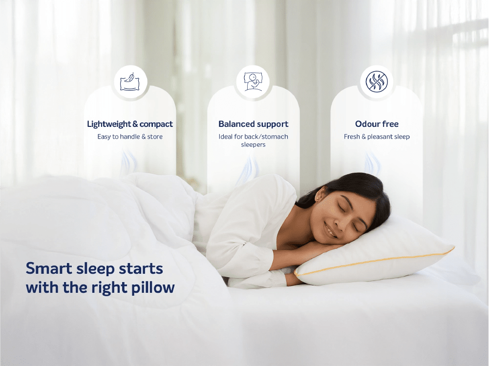 Huggs Premium Plush Fibre Pillow