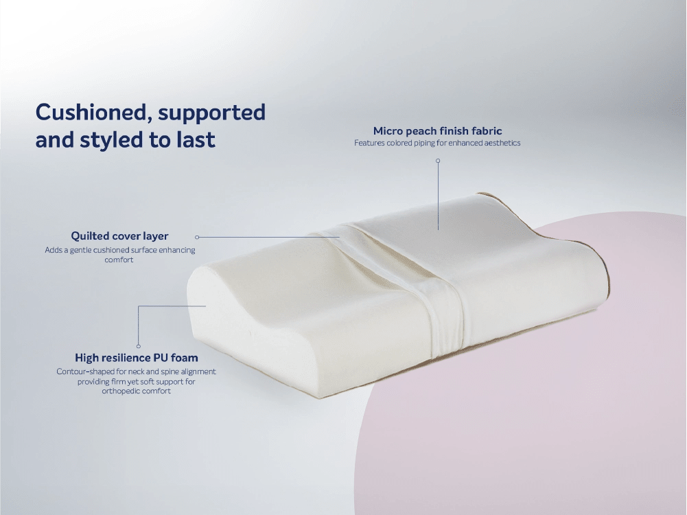 Zenn Classic Ortho Ultralight Foam Pillow