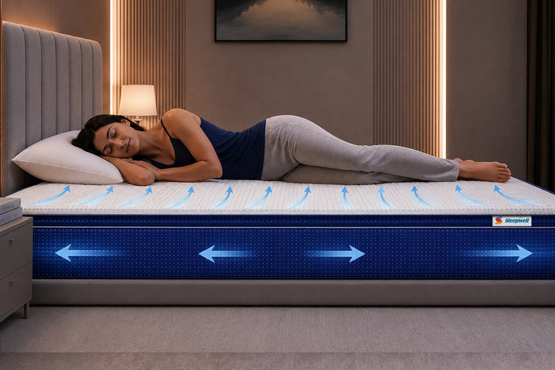 COOLER AND BETTER VENTILATED SLEEP
